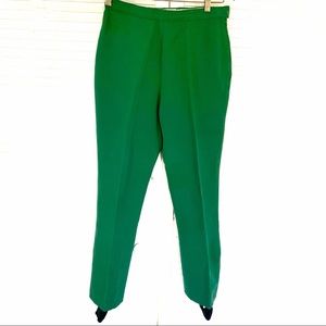 Green Stirrup Pants